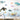 Under the sea wall decal set featuring a smiling blue whale, shark, orca, manta ray, pufferfish, crab, jellyfish, and colorful coral. Illustrated in a soft, watercolor style with playful expressions, the ocean animals float against a white and pale blue wall—perfect for a nursery, playroom, or sea-themed kids' space.